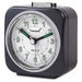 Analogue Alarm Clock Timemark Grey Silent with sound Night mode - Декорация и Осветление<<<Дом Градина<<<BigBuy&&&Ръчни