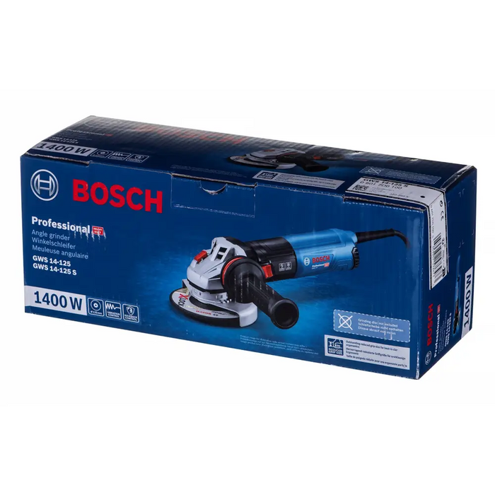 Angle grinder 125mm 1400W GWS 06017D0100 BOSCH - Angle grindersNEL-SKA<<<Electric toolsNEL<<<ActionPL