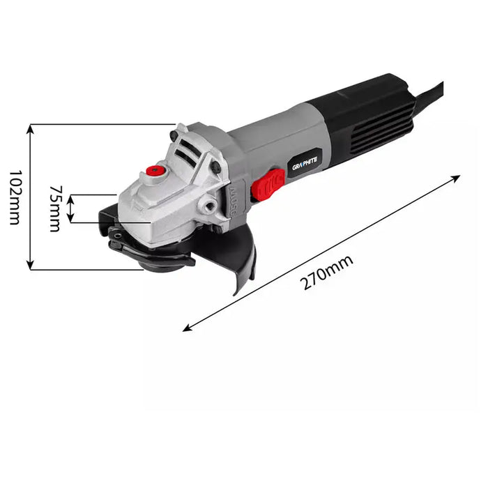Angle grinder GRAPHITE 59G184 125 mm 950 W - Ъглошлайфи<<<Шлайф машини<<<Инструменти и железария<<<Praktiker