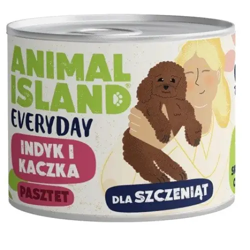 ANIMAL ISLAND Everyday Puppy Turkey and duck - wet dog food - 185g - Wet foodDLP-KAM<<<For the dogDLP<<<ActionPL