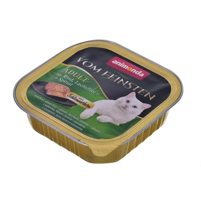 ANIMONDA Vom Feinsten Adult Classic Cat Beef salmon spinach - wet cat food - 100g - Wet foodDLK-KAM<<<For