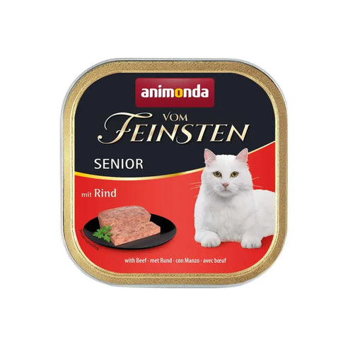 ANIMONDA Vom Feinsten Senior Beef - wet cat food - 100g - Wet foodDLK-KAM<<<For the catDLK<<<ActionPL