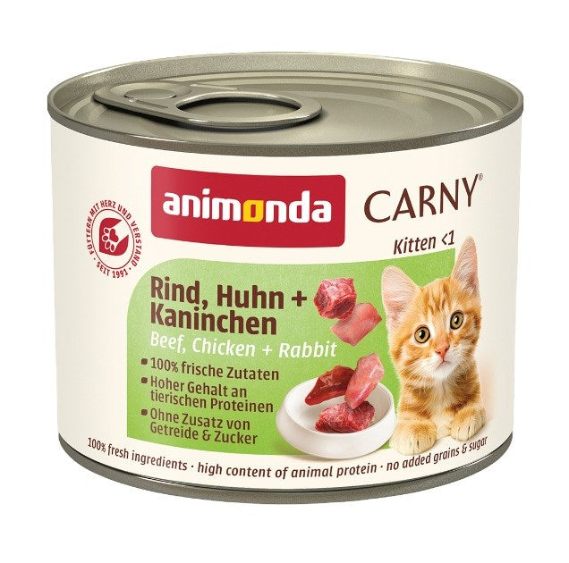 animonda Carny BEEF, CHICKEN + RABBIT 200 g