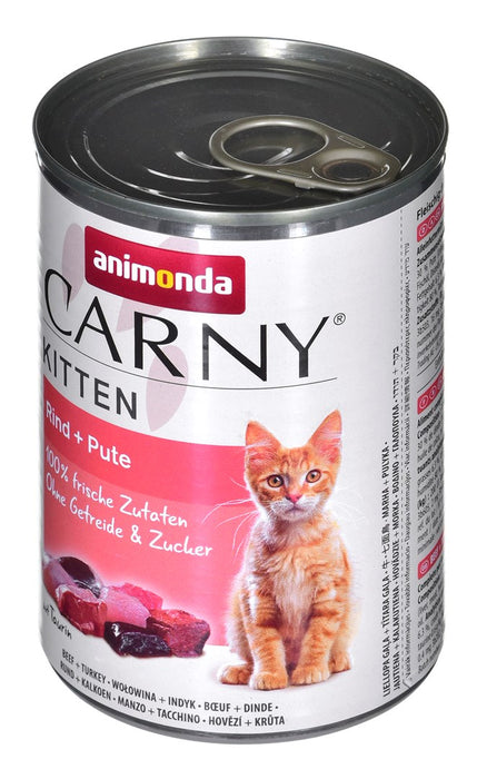 ANIMONDA Carny Kitten Beef Turkey - wet cat food - 400 g