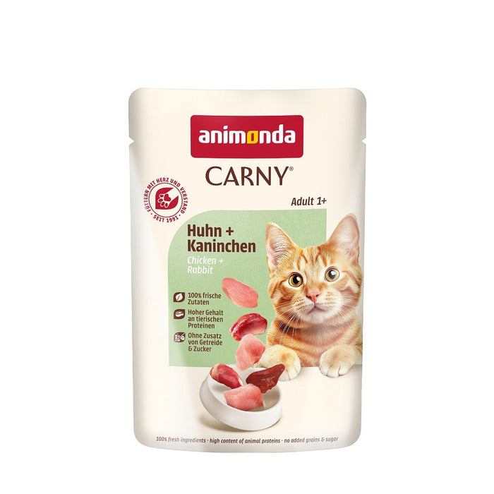 ANIMONDA Carny Adult Chicken and rabbit - wet cat food - 85g