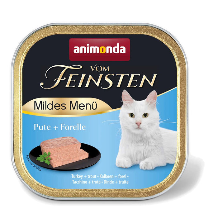 ANIMONDA Vom Feinsten Mildes Menu Turkey and trout  - wet cat food - 100g