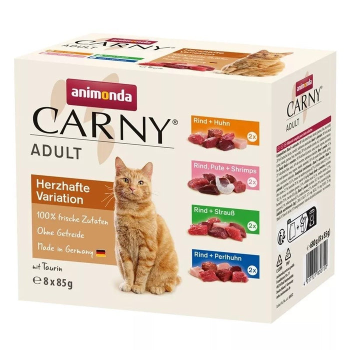 ANIMONDA Carny Adult Mix - wet cat food - 8x85g