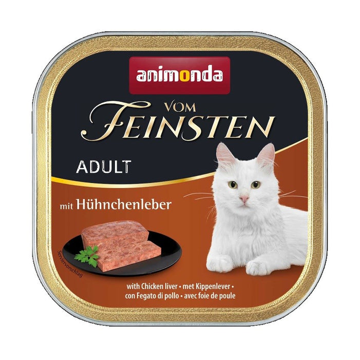 ANIMONDA Vom Feinsten Adult Chicken liver - wet cat food - 100g