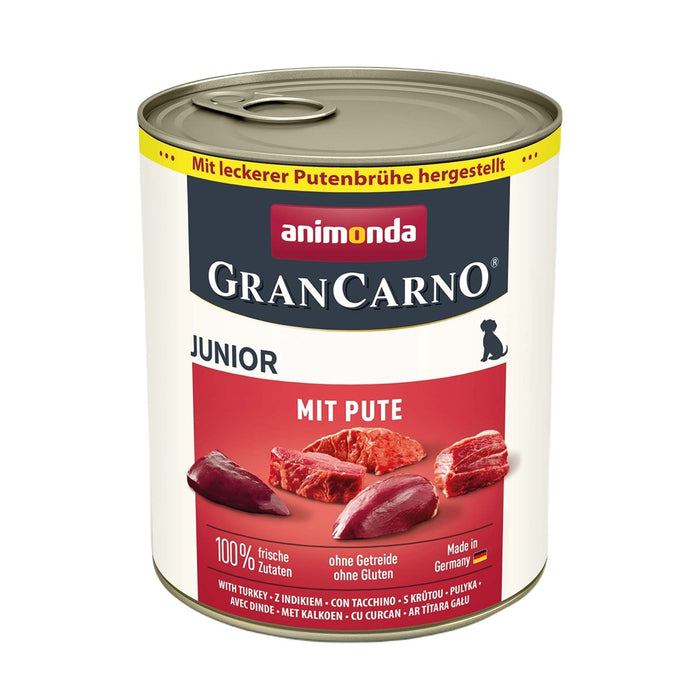 ANIMONDA GranCarno Junior Turkey - wet dog food - 800g