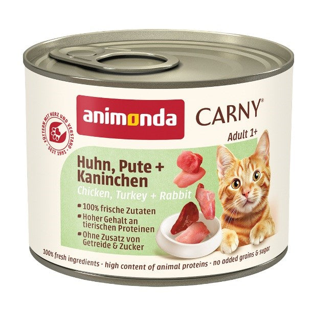 ANIMONDA Carny Adult Chicken, turkey, rabbit - wet cat food - 200g