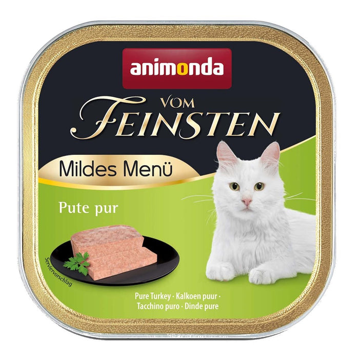 ANIMONDA Vom Feinsten Mildes Menu Mono Turkey - wet cat food - 100g