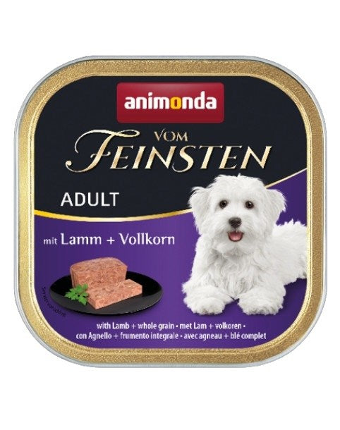 ANIMONDA Vom Feinsten Adult Lamb and whole grain - wet dog food - 150g