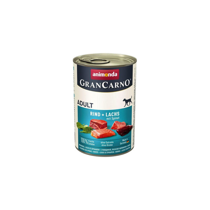 Wet food Animonda Grancarno Adult Salmon Spinach 400 g