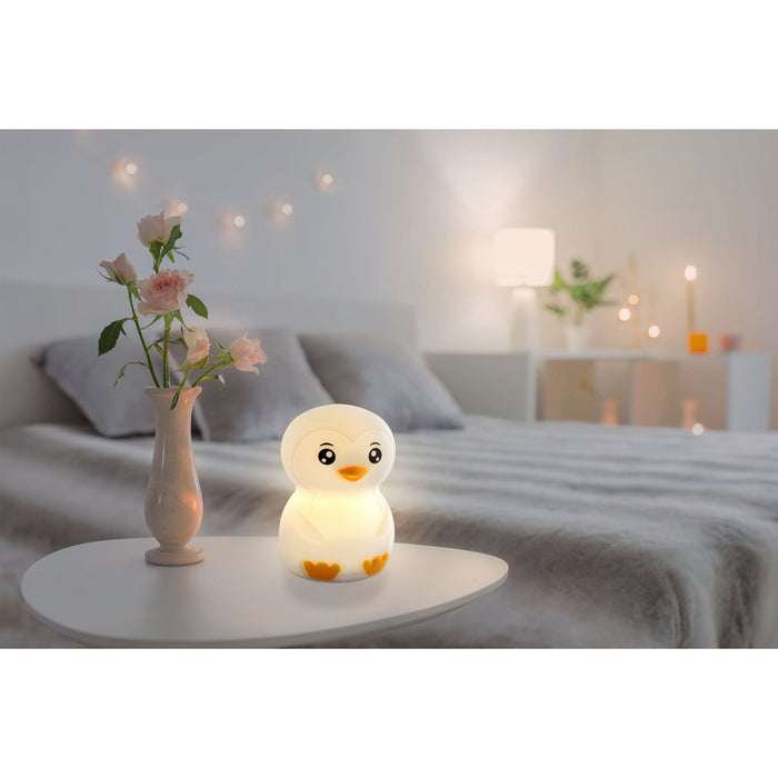 CHILDREN'S PENGUIN LAMP 8 COLORS USB-C ANSMANN