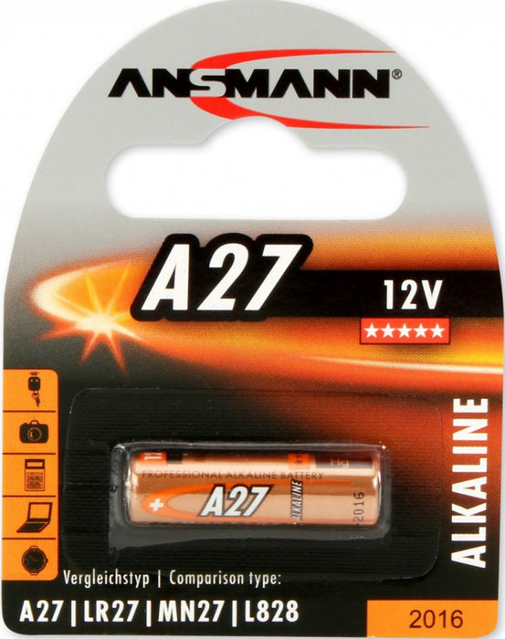 Batteries ANSMANN 12V A27 1B ANS 1516-0001