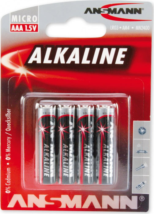 Batteries ANSMANN LR03 ANS red AAA 4B 5015553