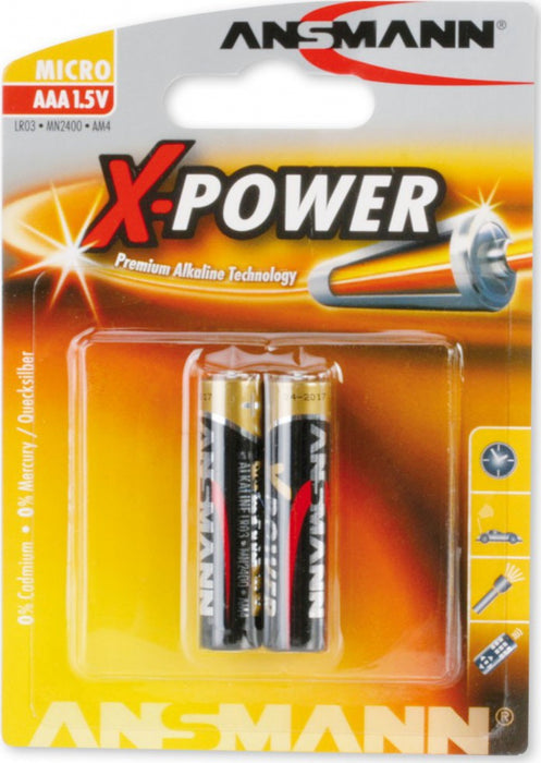 Batteries ANSMANN LR03 X-POWER ANS 2B 5015603