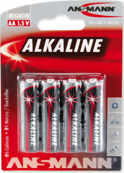 Batteries ANSMANN LR06 ANS red AA 4B 5015563
