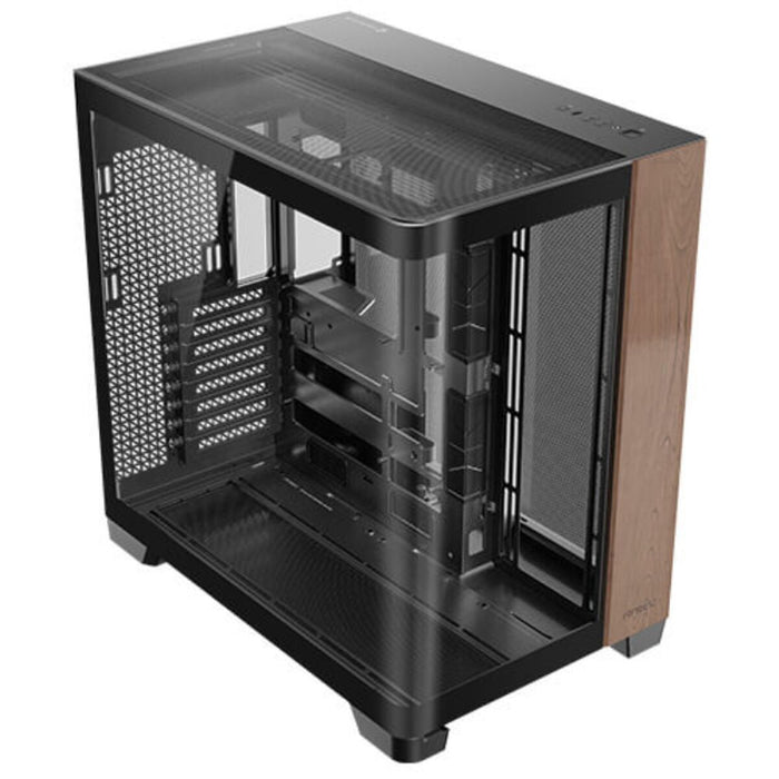 ATX Semi-tower Box Antec C8 Curve Wood Black Transparent Wood