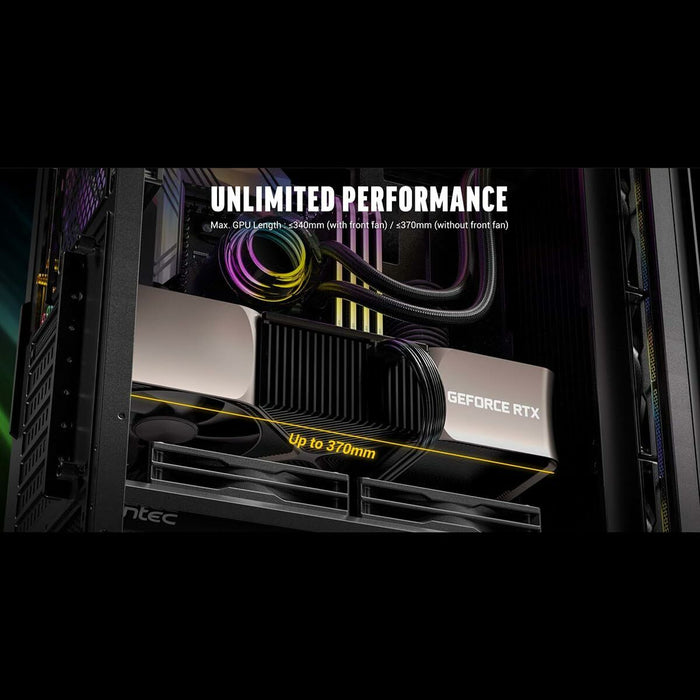 ATX Semi-tower Box Antec AX85 ARGB Black