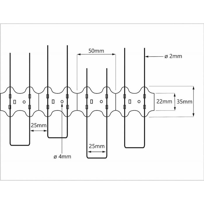 ANTI-BIRD LANDING SPIKE FOR SOLAR PANEL - Защита от други животни<<<Защита от вредители<<<Градина<<<Praktiker