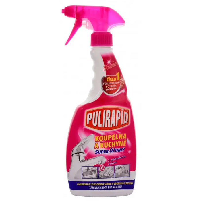 ANTI-SCALE SPRAY WITH VINEGAR 500 ML PULIRAPID - Почистващи препарати<<<Домашни потреби<<<Кухня<<<Praktiker