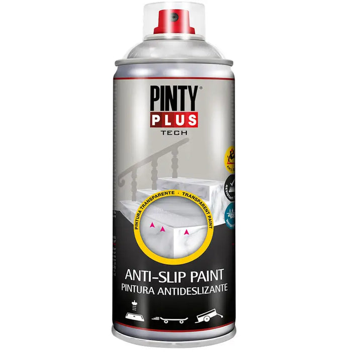 ANTI-SLIP COLORLESS SPRAY 400 ML PINTY PLUS - Спрей бои<<<Бои за метал и дърво<<<Бои и лакове<<<Praktiker