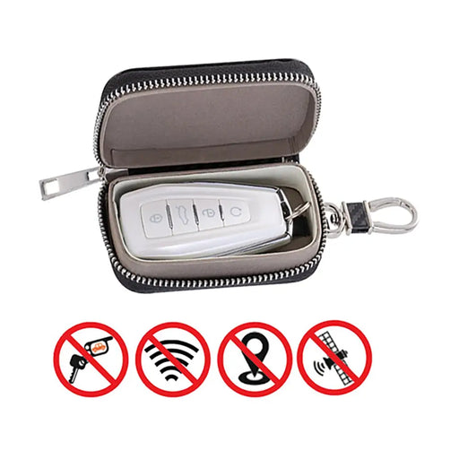 Anti-theft Car Key Case Blocking Radio Waves Faraday Box Faraday Cage Black - Cell phone cases and covers<<<HurtelXML