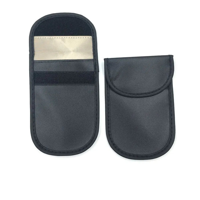 Anti-theft case for car keys blocking radio waves Keyless Faraday Box cover Faraday cage 14 cm with 10 cm black - Other