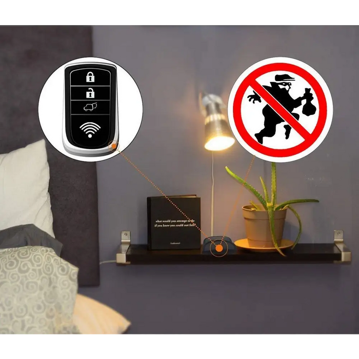 Anti-theft case for car keys blocking radio waves Keyless Faraday Box cover Faraday cage 14 cm with 10 cm black - Other