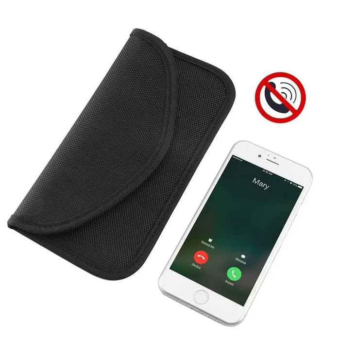 Anti-theft Case for Car Keys Phone Radio Blocking Faraday Box Faraday Cage 20cm x 11cm Black - Other cell phone