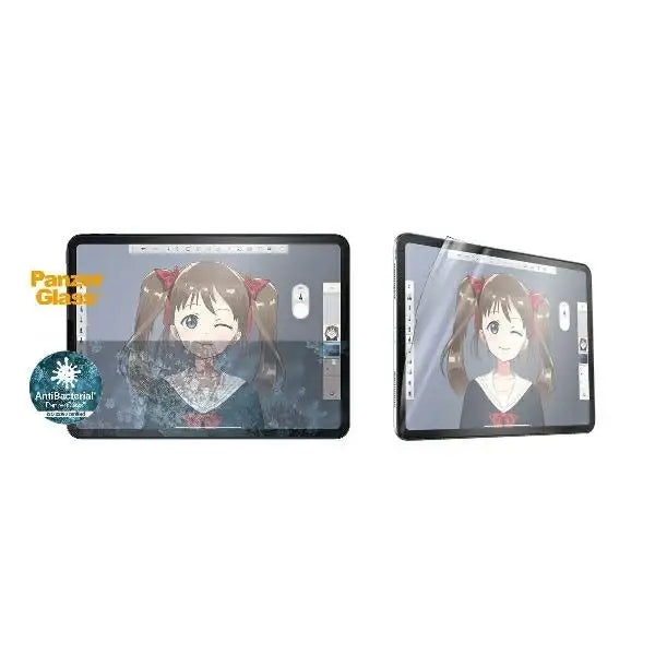 Antibacterial PanzerGlass GraphicPaper foil with a glare filter for iPad Pro 11’’ 2018 / 2020 / 2021 / iPad Air 2020