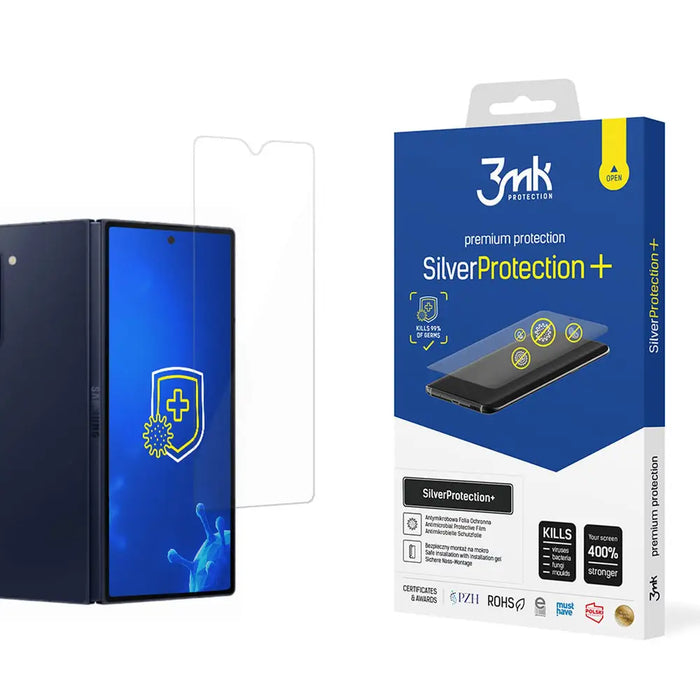 Antibacterial protective film 3mk SilverProtection+ Folded Edition for Samsung Galaxy Z Fold 6 (front) - *Kategoria