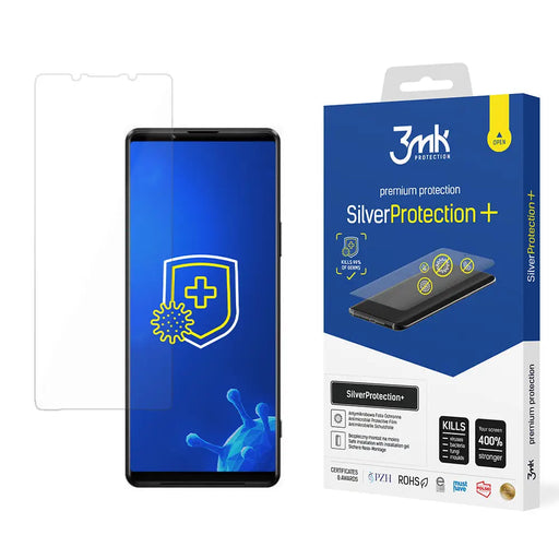 Antibacterial protective film 3mk SilverProtection+ for Sony Xperia 1 III 5G - *Kategoria tymczasowa<<<HurtelXML