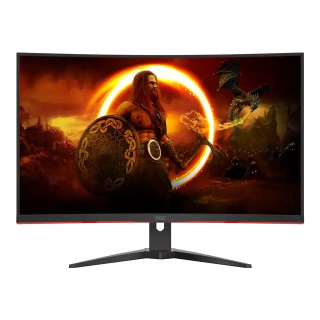 AOC C32G2AE/BK 31.5inch VA 1920x1080 16:9 250nits 165Hz 3000:1 1ms 2xHDMI2.0 DP1.2 VGA - Потребителски
