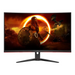 AOC C32G2AE/BK 31.5inch VA 1920x1080 16:9 250nits 165Hz 3000:1 1ms 2xHDMI2.0 DP1.2 VGA - Потребителски