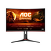 AOC CQ27G2U/BK 27 Curved 1500R VA 16:9 WLED 2560x1440 144Hz 4ms 1ms 250 cd/m2 3000:1 (80M:1 dynamic) 178/178 sRGB 120,