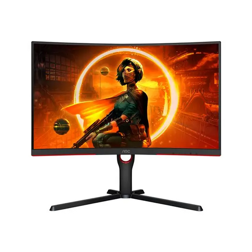 AOC CQ27G3SU/BK 27inch QHD VA 165Hz 4ms 300cd/m2 HDMIx2 DP USB 3.2x4 - Потребителски монитори<<<Дисплеи<<<Аудио Видео