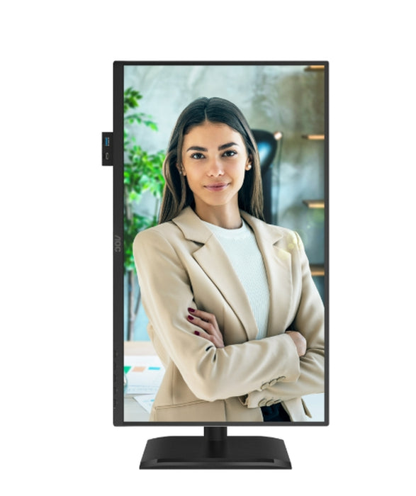 AOC 24P4U, 23.8" IPS WLED, 1920x1080@120Hz, 4ms GtG, 300cd m/2, 1500:1, 20M:1, Adaptive Sync, Anti Blue Light, FlickerFree, 2Wx2, Tilt, Height Adjust, Pivot, Swivel, D-SUB, HDMI, DP, USB hub