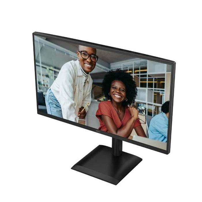AOC 27E4U, 27" IPS WLED, 1920x1080@120Hz, 4ms GtG, 300cd m/2, 1500:1, 20M:1 DCR, Adaptive Sync, FlickerFree, Anti Blue Light, 2Wx2, Tilt, Height Adjust, Pivot, Swivel, D-SUB, HDMI, USB Hub