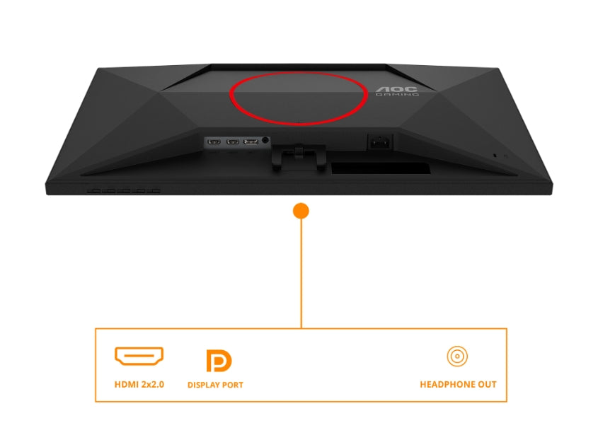 AOC 27G4ZR, 27" Fast IPS WLED, 1920x1080@260Hz (OC, Native 240Hz), 1ms GtG, 0.3ms MPRT, 300cd m/2, 1000:1, Adaptive Sync, FlickerFree, Anti Blue Light, Tilt, Height Adjust, Pivot, Swivel, 2xHDMI, DP