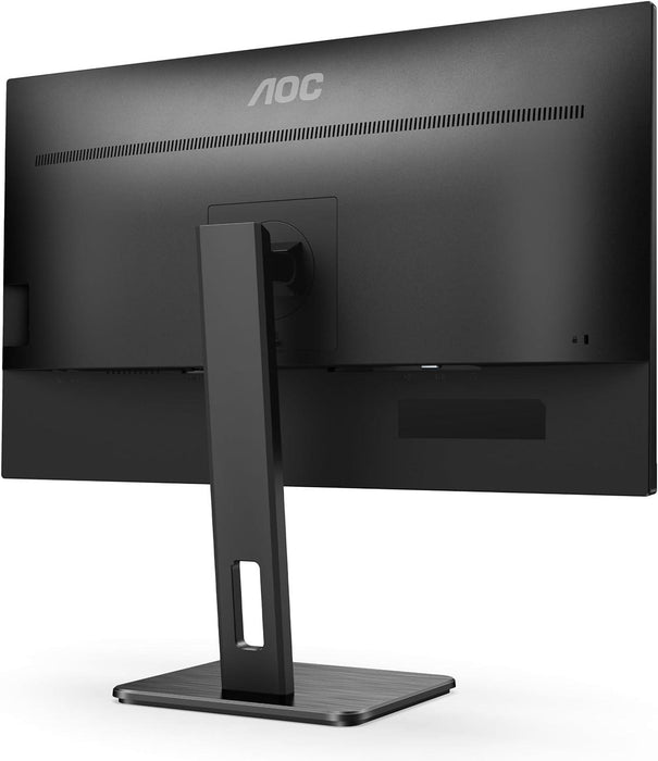 Monitor AOC 27P2Q, 27" IPS, WLED, 1920x1080, 100Hz, 250cd/m2 VGA, DP, HDMI, USB SPEAKERS, Hub