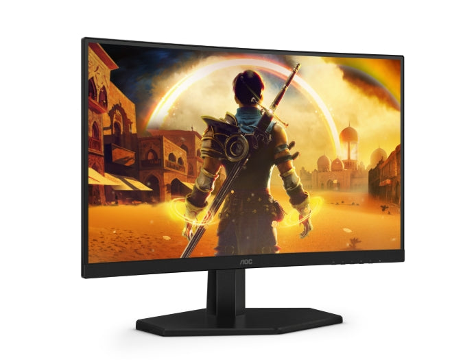 AOC C24G42E, 23.6" VA Curved 1500R, WLED, 1020x1080@180Hz, 4ms GtG, 0.5ms MPRT, 250cd m/2, 3000:1, 80M:1 DCR, Adaptive Sync, FlickerFree, Low Blue Light, 2Wx2, Tilt, 2xHDMI, DP