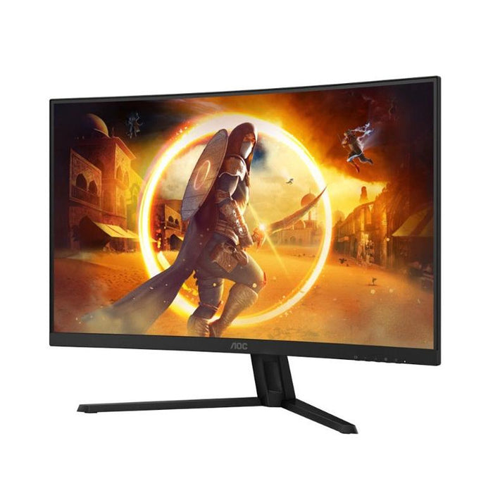 AOC CQ32G4VE, 31.5" Curved 1500R, Fast VA WLED, 2560x1440@180 Hz, 1ms GtG, 0.5ms MPRT, 300 cd/m2, 3500:1, 80M:1 DCR, Adaptive Sync, Flicker Free, Low Blue Light, Tilt, 2xHDMI, DP