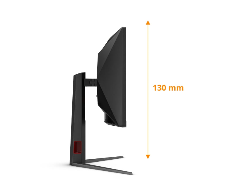 AOC CU34G4Z, 34" Curved 1500R, VA, WLED, 3440x1440@240Hz, 1ms GtG, 0.3ms MPRT, 450cd m/2, 2500:1, 80M:1 DCR, Adaptive Sync, FlickerFree, Low Blue Light, Tilt, Height Adjust, Pivot, Swivel, 2xHDMI, DP, USB hub