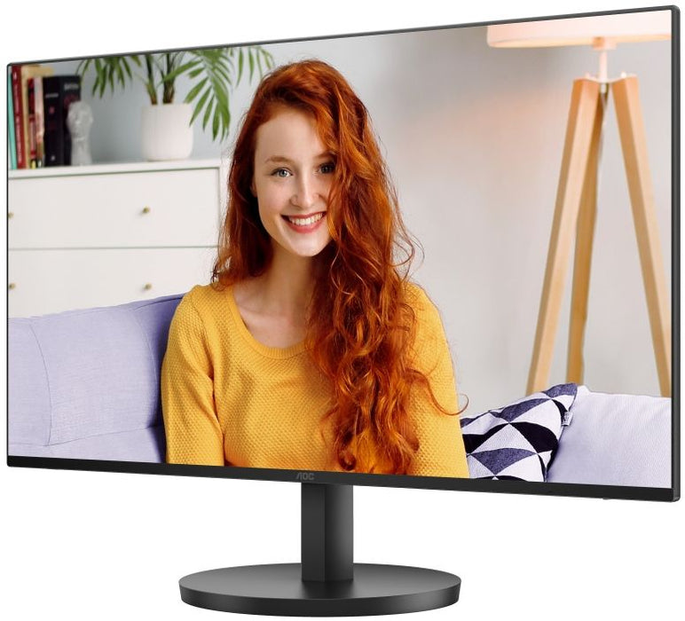 Monitor AOC 27B3HA2, 27" IPS WLED, 1920x1080@100Hz, 4ms GtG, 1ms MPRT, 250cd m/2, 1300:1, 20M:1 DCR,