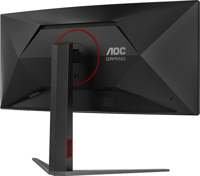 AOC CU34G4Z, 34" Curved 1500R, VA, WLED, 3440x1440@240Hz, 1ms GtG, 0.3ms MPRT, 450cd m/2, 2500:1, 80M:1 DCR, Adaptive Sync, FlickerFree, Low Blue Light, Tilt, Height Adjust, Pivot, Swivel, 2xHDMI, DP, USB hub