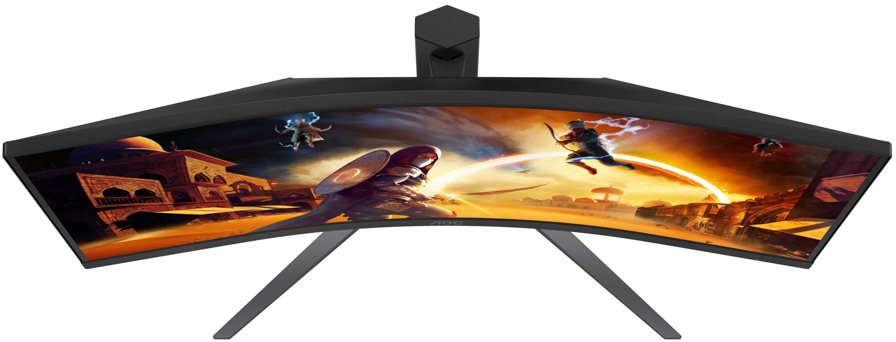 AOC CU34G4Z, 34" Curved 1500R, VA, WLED, 3440x1440@240Hz, 1ms GtG, 0.3ms MPRT, 450cd m/2, 2500:1, 80M:1 DCR, Adaptive Sync, FlickerFree, Low Blue Light, Tilt, Height Adjust, Pivot, Swivel, 2xHDMI, DP, USB hub