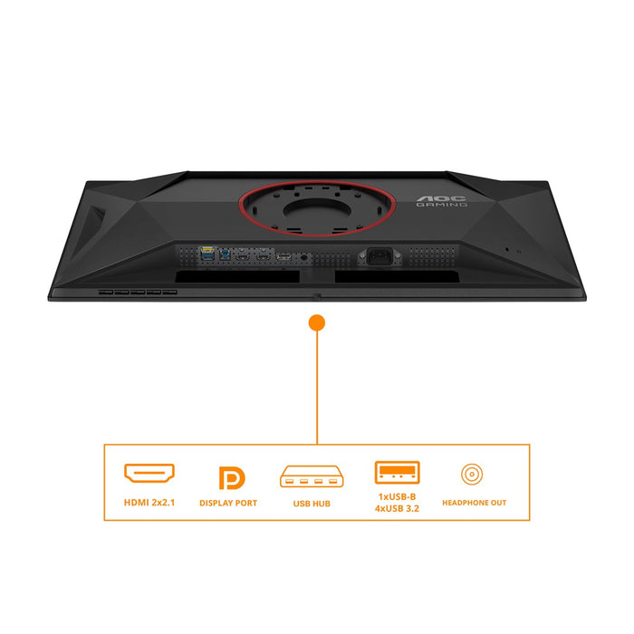 AOC Q27G4ZD, 27" QD-OLED, 2560x1440@280Hz, 0.03ms GtG, 1.5M:1, 1000cd m/2, Adaptive Sync, FlickerFree, Anti Blue Light, Tilt, Height Adjust, Pivot, Swivel, 2xHDMI, DP, USB hub