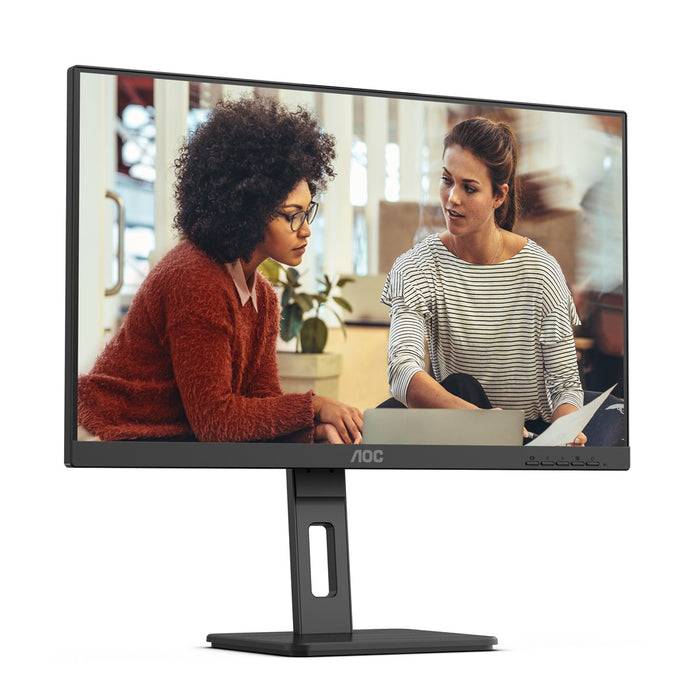 AOC 24E3QAF, 23.8" IPS WLED, 1920x1080@75Hz, 4ms GtG, 300cd m/2, 1000:1, 20M:1 DCR, Adaptive Sync, FlickerFree, Low Blue Light, 2Wx2, Tilt, Height Adjust, Pivot, Swivel, D-SUB, HDMI, DP